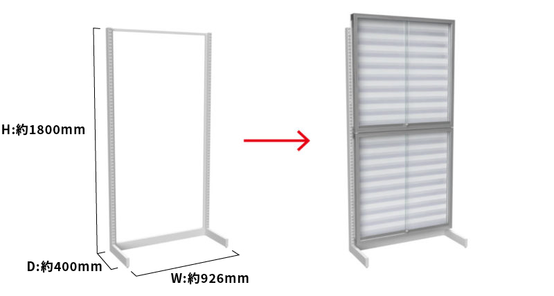 ゴンドラ什器の説明